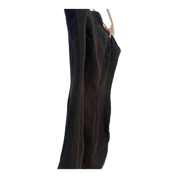 Revolve Natalie Rolt Daisy Linen Strapless Mini Dress Scalloped Edge Black Sz 2 - Picture 16 of 16